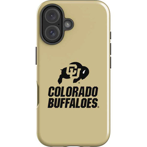 University of Colorado CU Collegiate Text iPhone 16 Plus Impact Case